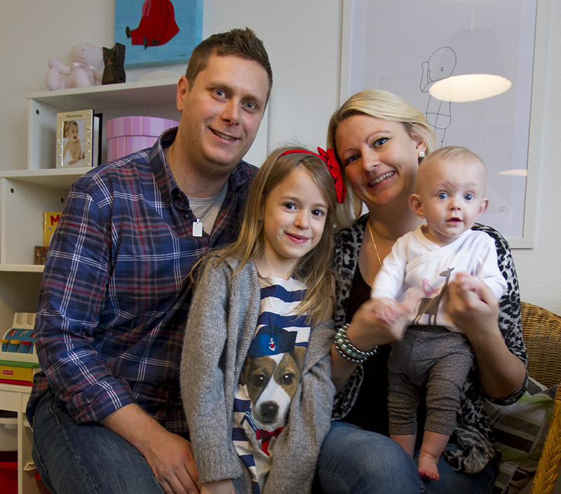 Lilla my föddes för tidigt