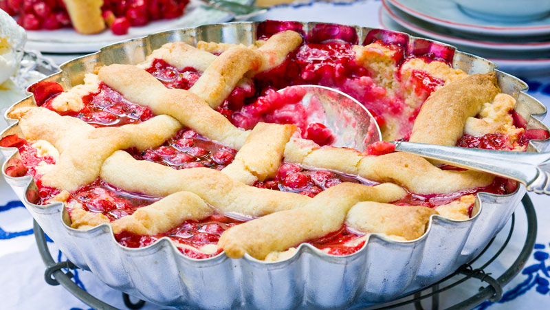 vinbärspaj recept