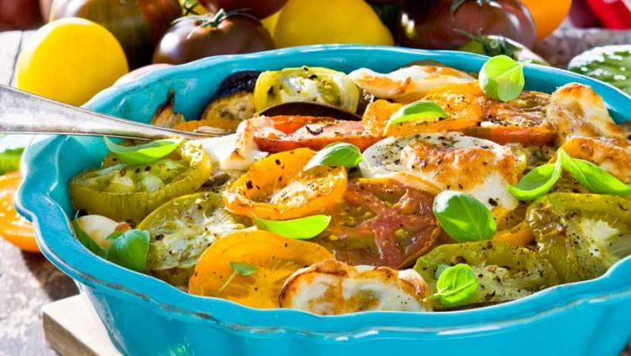 gratang-med-tomat-aubergine-och-mozzarella-recept