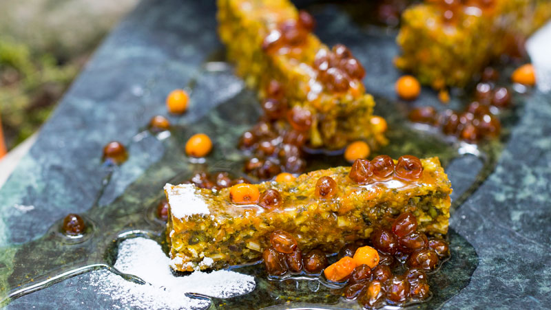 Morotskaka med havtorn recept