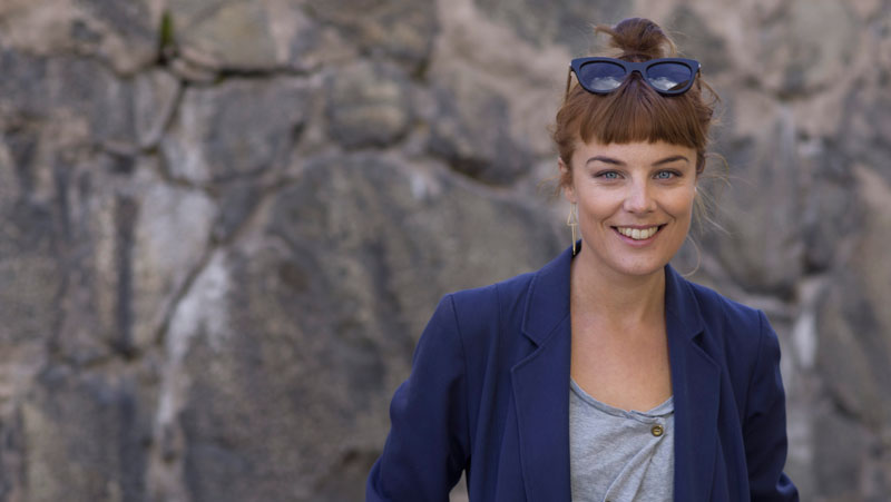 Ida Engvoll spelade i bio-succén En man som heter Ove.