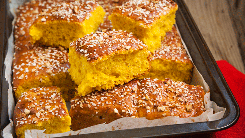 Lussebullar i långpanna recept