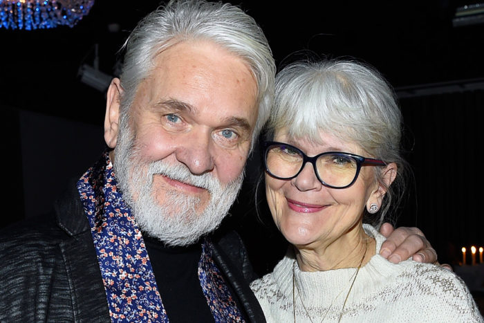 Hasse Andersson med hustrun Monica Forsberg som också är artist och textförfattare. Bild: IBL