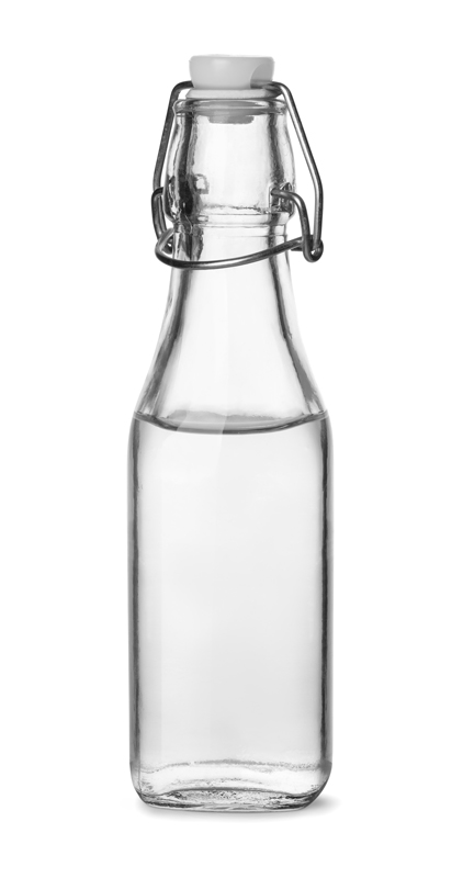 En flaska ättika för att använda till illaluktande skor.