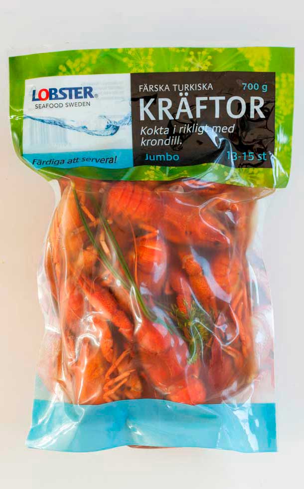 Lobster färska turkiska kräftor