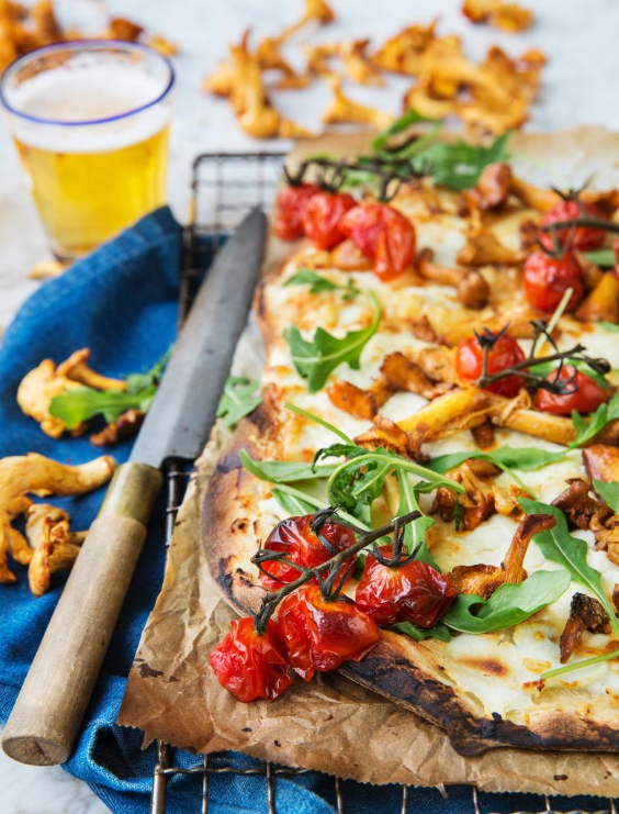 än är det svamptider, passa på att göra denna smarriga och enkla pizza!